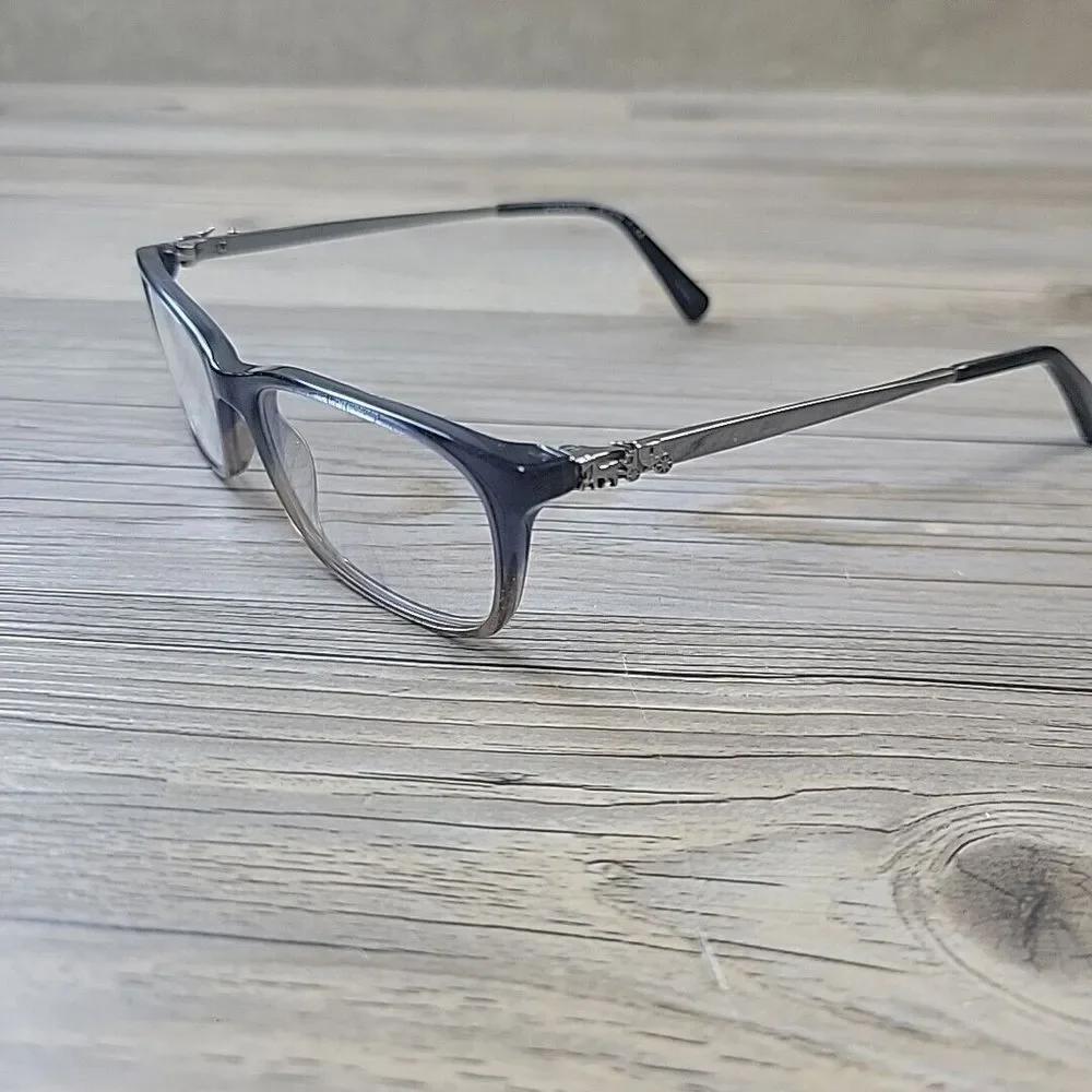 Coach HC 6110 5489 Denim Taupe Glitter Gradient Eyeglasses FRAMES ONLY 50-16-140